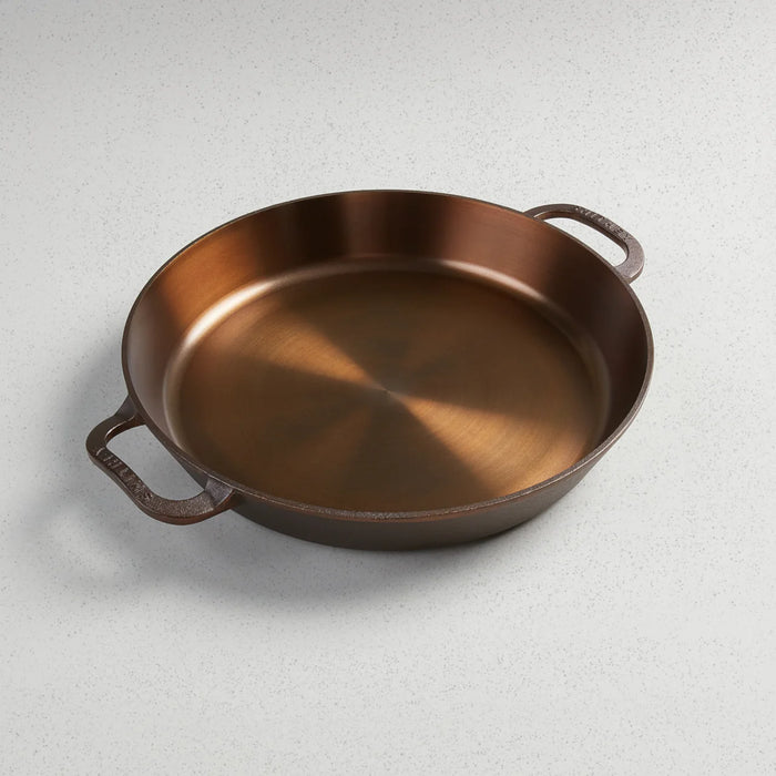Smithey 14" Dual Handle Skillet Cast Iron
