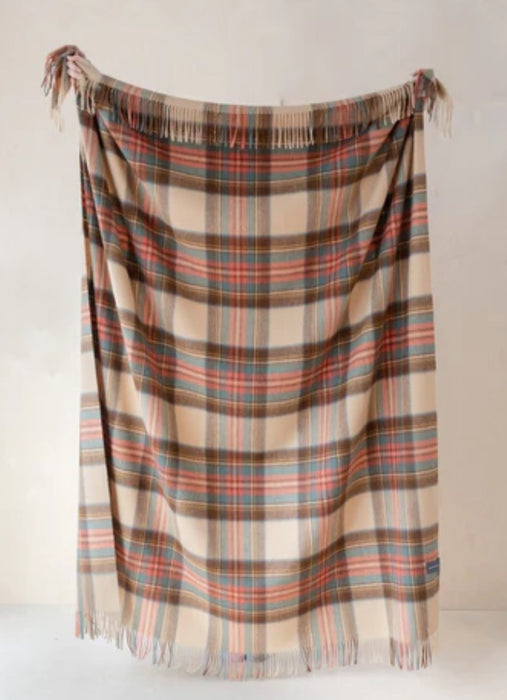 Lambswool Blanket Stewart Dress Antique Tartan
