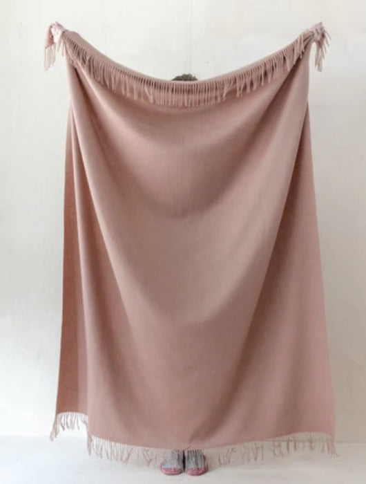 Lambswool Blanket Blush