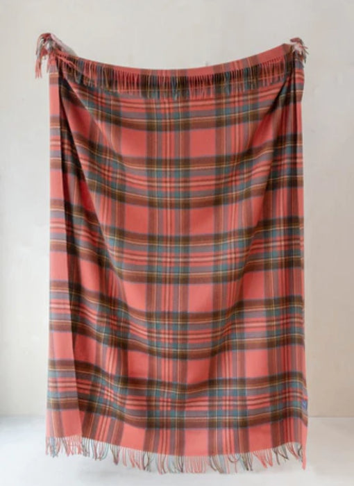 Lambswool Blanket Stewart Royal Antique Tartan