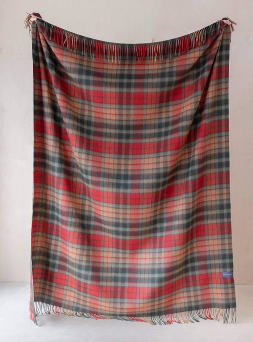 Lambswool Blanket Buchanan Autumn Tartan