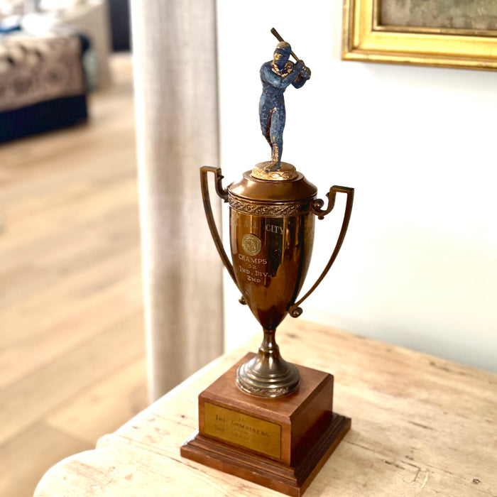 Vintage Baseball Trophy 1952