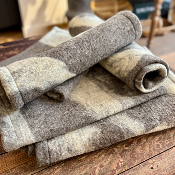 Felted Wool Dish Drying Mat