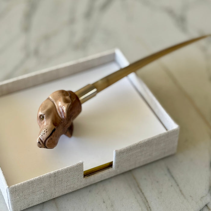 Vintage Dog Letter Opener