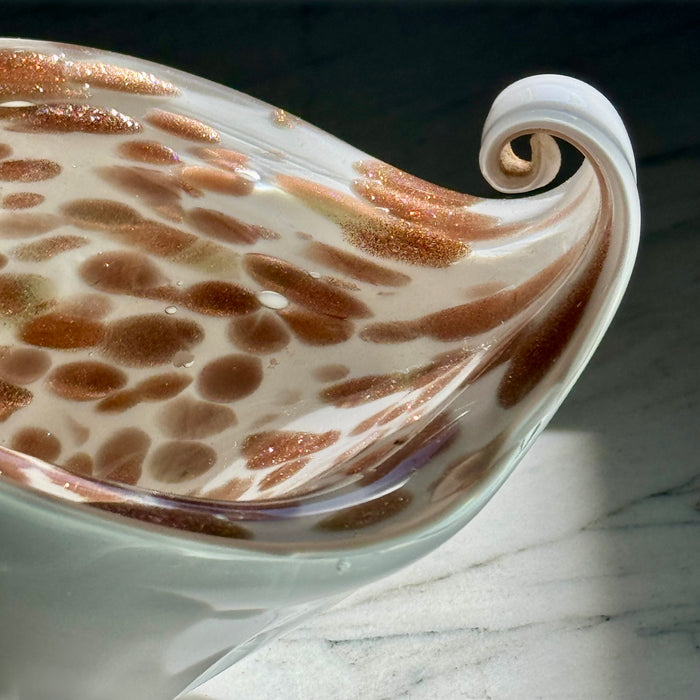 Vintage Gold Murano Bowl