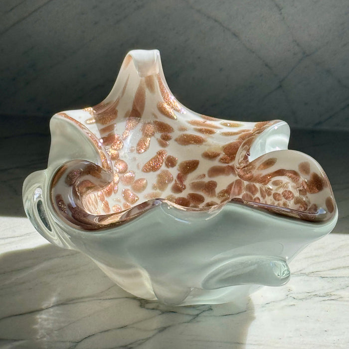 Vintage Gold Murano Bowl