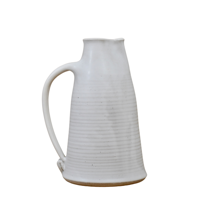 Pitcher Medium White 8"-10"