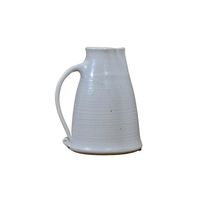 Pitcher Small White Under 8"