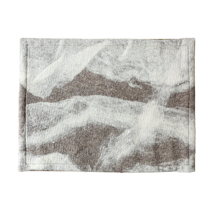 Felted Wool Dish Drying Mat
