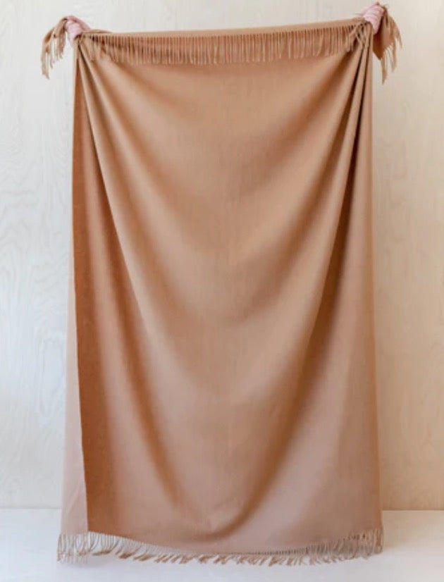 Lambswool Blanket Camel