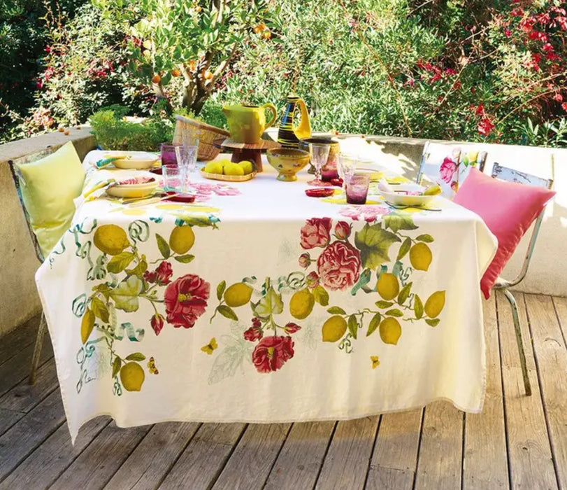 Citrons De Menton Tablecloth (61" x 89")