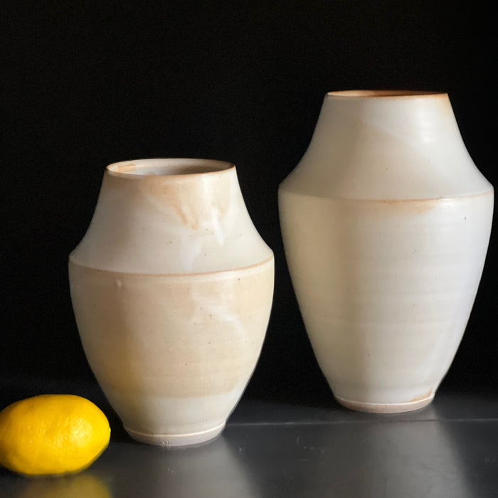 Mist Vase 10" Eggshell