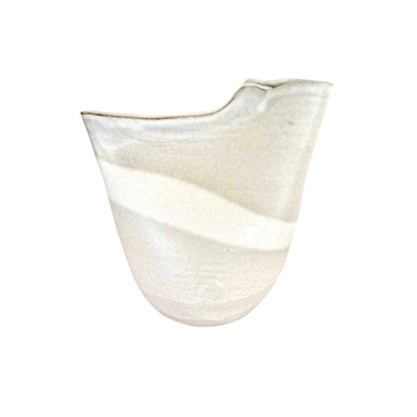 Bird Vase, Oatmeal Medium