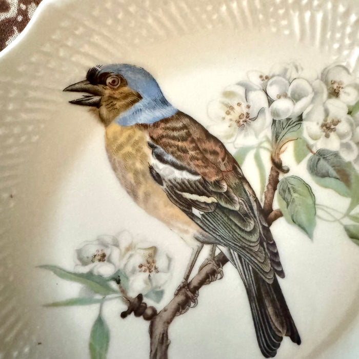 Limoges Bird Canape Plates