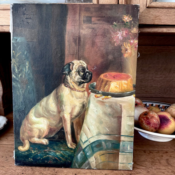 Pug Dog Painting