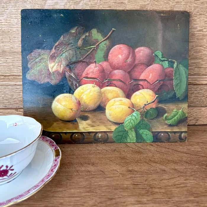 Plum Still Life Painting