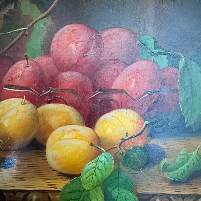 Plum Still Life Painting