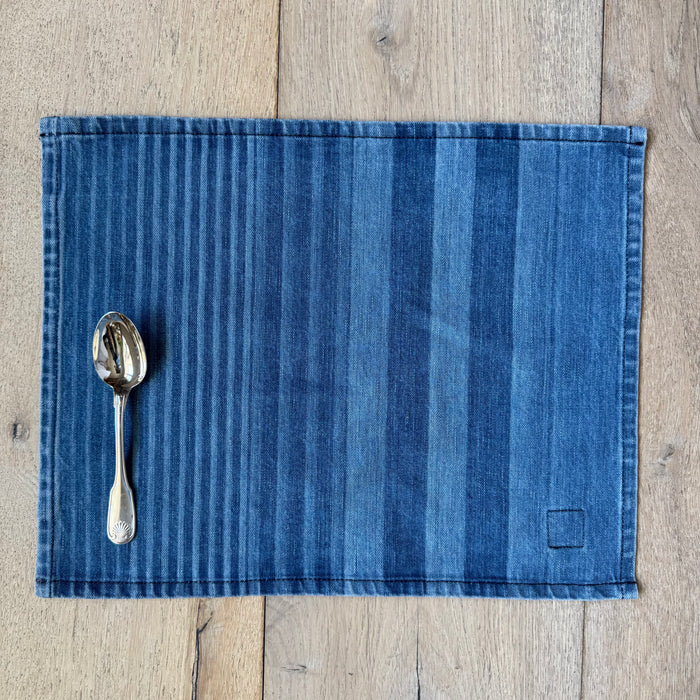 Placemat - Regimental Stripe (Medium Wash)