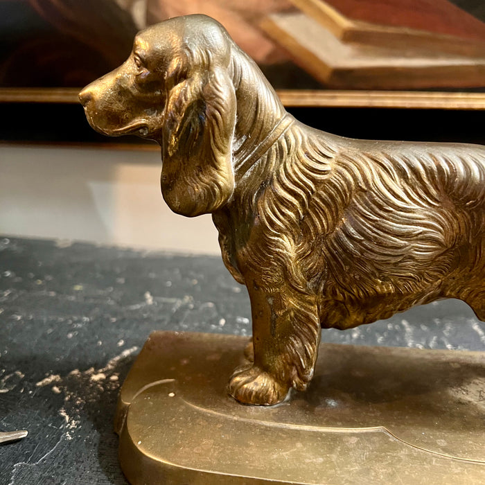 Vintage Brass Dog