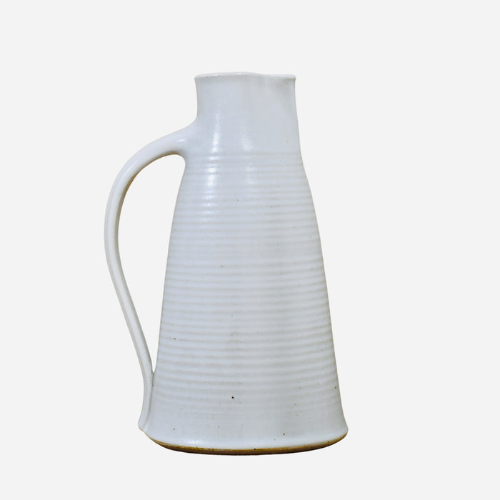 Pitcher Large White 10"