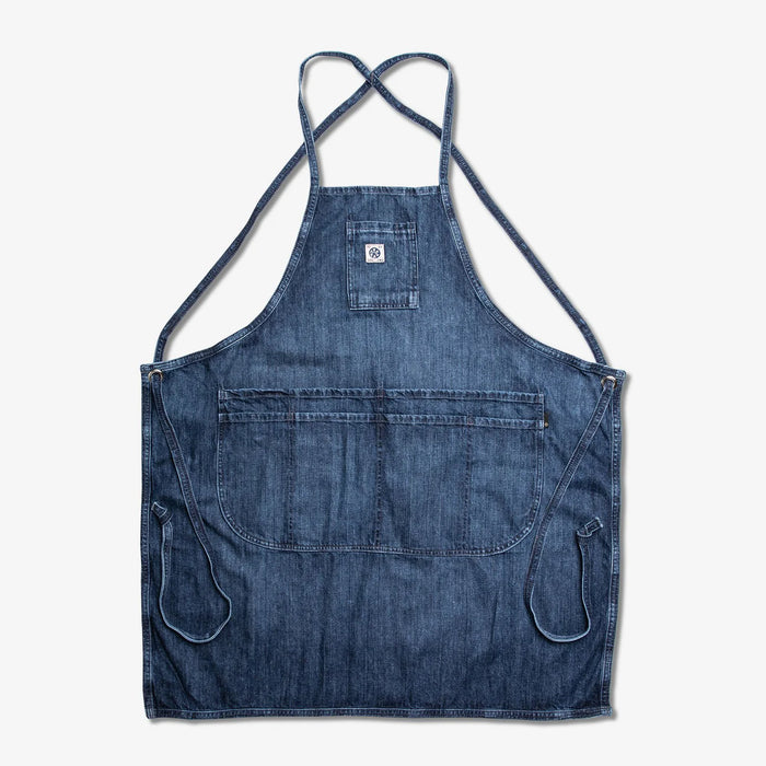 Classic Denim Apron in Medium Vintage