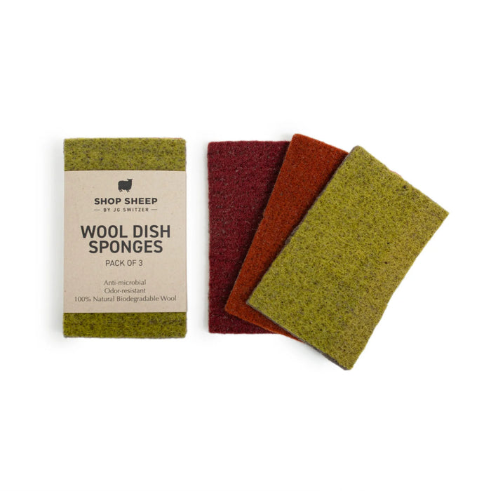 Garden Colors Felted Wool Sponges - 3 Pack